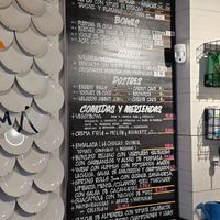 Menu at the moment (August 2026) at Curcuma Green Food in Burgos