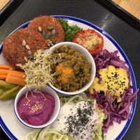 Buddha bowl at Curcuma Green Food in Burgos