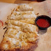 Vegan cheese garlic bread at Blaze Pizza in Lake Buena Vista
