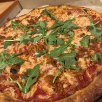 Vegan Cheese & Chorizo  at Blaze Pizza in Lake Buena Vista