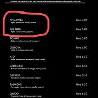 Two types of italian bruschetta at Ajo' Drink & Food in Domaso