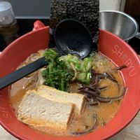 Spicy White Natural ramen  at Shoryu Ramen in London