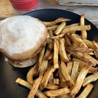 Burger at Bighorn Bistro & Bakery in Chamonix-mont-blanc