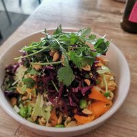 Vietnamese noodle salad at Mirells in Visby