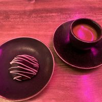 Espresso & saffransbiskvi  at Mirells in Visby