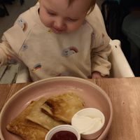 Vegan kids pancakes at Mirells in Visby