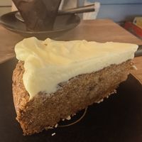 Carrot cake at Mirells in Visby