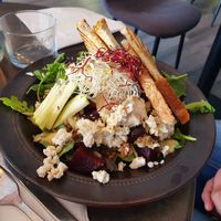 Not sure which salad this was. Seasonal or something? at Mirells in Visby