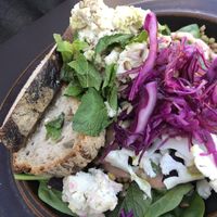 Hälsosallad at Mirells in Visby