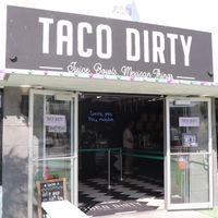 outside at Taco Dirty in Tampa