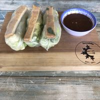 Tofu spring rolls  at Snowbite in Pharr