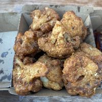 Cauliflower with maple syrup  at Bacon Brothers in Christchurch