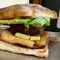 Jim's ex girlfriend at Bacon Brothers in Christchurch