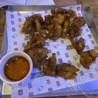 Fried cauliflower   at Bacon Brothers in Christchurch