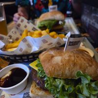 Sass and a sweet potato burger at Bacon Brothers in Christchurch