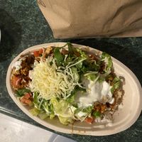 Did not ask for cheese or sour cream for this orderr  at Chipotle in Camp Hill