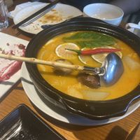 冬阴功汤 not so tasty  at Lín Hú SùShí - The Lakeside Veggie in Shanghai