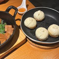 Taro root and fried buns so good  at Lín Hú SùShí - The Lakeside Veggie in Shanghai