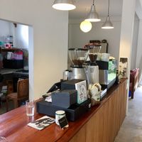 Interior at Kat's Coffee in Unawatuna