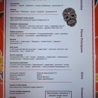 vegan menu of popo at Popocatepetl in Amersfoort