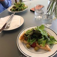 Quiche with veg  at Kafe Friedrich in Brno