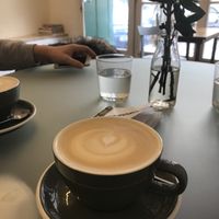 oat latte at Kafe Friedrich in Brno