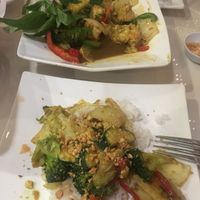 Tofu curry at Dragon Rouge in Alameda