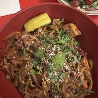 Satay with tofu  at Café Bar 9 in Helsinki