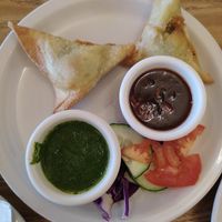 Samosas at Café Raj in Albany
