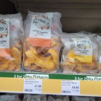 Dried fruit at Holland & Barrett - Tottenham Court Road in London