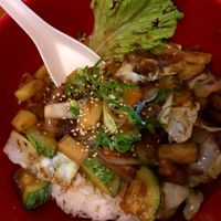 Veggie donburi at Arigato  in Jaco