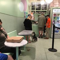 Inside of venue at Van Leeuwen Ice Cream - Upper East Side in New York City