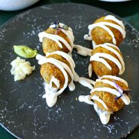 Korokke iodés at brEAThe Restaurant - Pigalle in Paris