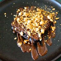 Brownie mochi at brEAThe Restaurant - Pigalle in Paris