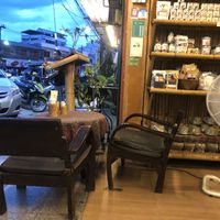 Lovely seating at Yoddoi Coffee & Tea in Chiang Rai