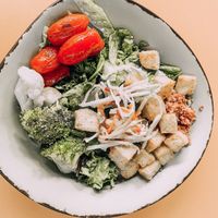 Salad bowl-very drowned  at Walt Disney World - Satu'li Canteen in Lake Buena Vista