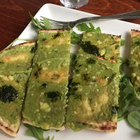 Avocado  flat bread with goat cheese HELD  at Farm Country Kitchen in Riverhead