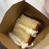 Lemon cake  at Ahh Toots in Bristol