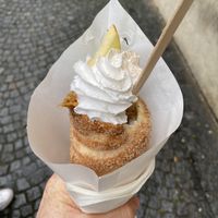 Apple Strudel Trdelník  at Waffle Point U Kajetana in Prague