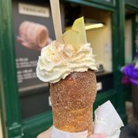 Apple strudel   at Waffle Point U Kajetana in Prague