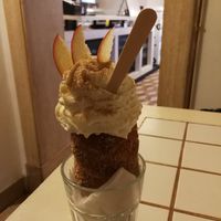 Apple strudel at Waffle Point U Kajetana in Prague