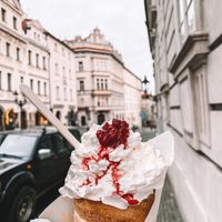   at Waffle Point U Kajetana in Prague