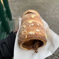 Vegan chocolate filled  at Waffle Point U Kajetana in Prague