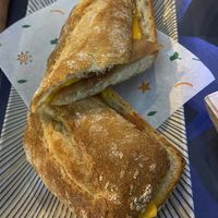 Bocata de bacon y queso buenisimo! at Sa Capca in Blanes