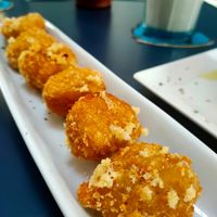 Cheese croquetas at Sa Capca in Blanes