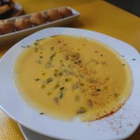 Crema de verduras at Sa Capca in Blanes