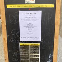 Menu  at Sa Capca in Blanes
