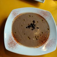 Crema de champiñones at Sa Capca in Blanes