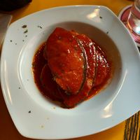 Tofu a la bizkaina at Sa Capca in Blanes