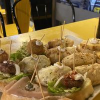 Montaditos a € 😋  at Sa Capca in Blanes